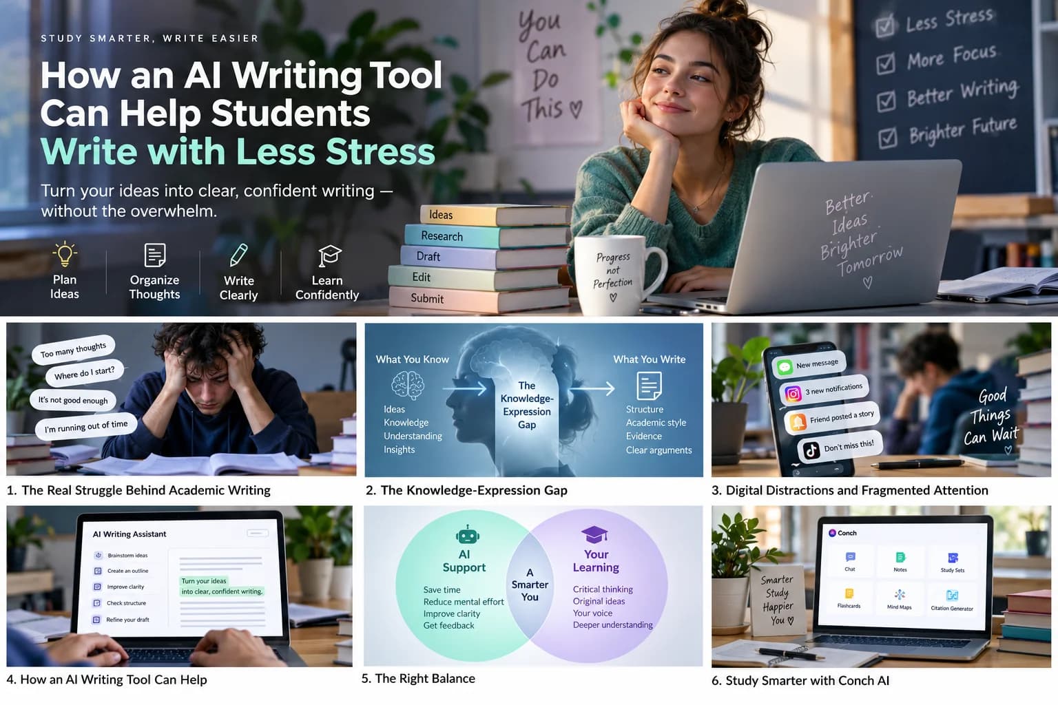 How the Right AI Writing Tool Can Reduce Academic Stress and Help Students Work Smarter
